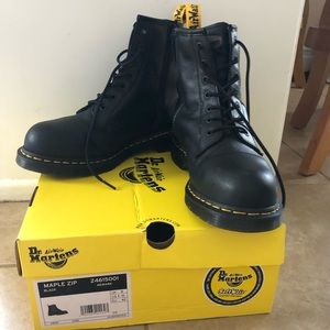 New Steel Toe Doc Martins (women’s size 10)